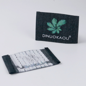 OEKO-TEX Tùy Chỉnh May Mặc Phụ Kiện Thiết Kế Riêng Dệt <span class=keywords><strong>Damask</strong></span> Logo May Trong Quần Áo Tag Dệt Nhãn - Product Image 6