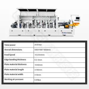 Macchina automatica per bordatura Cnc pur Mdf taglio e bordatura per bordatrice per la lavorazione del legno per la rifinitura di mobili