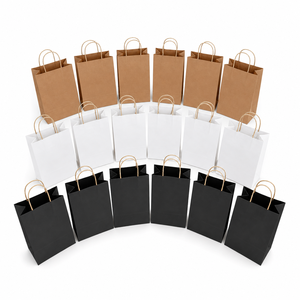 Wholesale Biodegradable Package <b>Gift</b> & Shopping Sac Papier Kraft <b>Bag</b> with Twisted Handle Die Cut Handle Shopping Kraft Paper <b>Bag</b> - Product Image 6