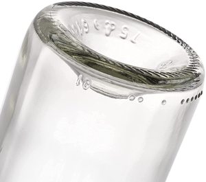 Paquet de 12 bouteilles de <span class=keywords><strong>vin</strong></span> en verre de <span class=keywords><strong>Bordeaux</strong></span> de 750ml bouteilles vides à fond plat pour liqueur pour jus de liqueur de champagne Limoncello-ébullition - Product Image 3