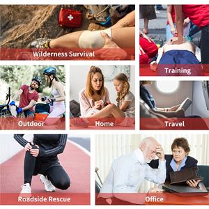 Iece-<span class=keywords><strong>Kit</strong></span> de supervivencia de primeros auxilios personalizado, bolsa vacía con suministros médicos para camping, logotipo de viaje en coche, impermeable, 220 - Product Image 4