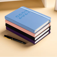 Carnet A5 personnalisable en gros, en papier kraft, à grille vierge horizontale, pour la gestion du temps au bureau