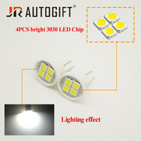 12V 24V T10 194 168 3030 4SMD bombillas LED blancas panel brillante indicador tablero LED para instrumento de tablero nuevo Color rojo