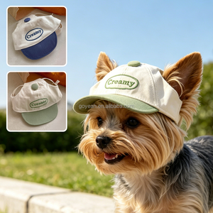 Cappellino da Baseball Regolabile Estivo per Cani, Cappello Parasole Traspirante per Cuccioli con Grandi Fori per le Orecchie - Product Image 1