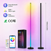 Lampe sur pied d'ambiance musicale électrique Magic Color Pickup pour salon, chambre et coin de chambre