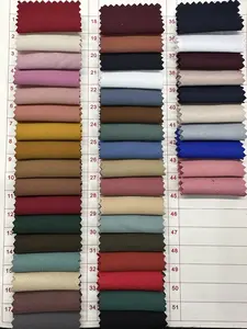 IN STOCK 95%T 5%SP 160D Seoul Twill Korean Fabric Double Sided 3/1 Twill Fabric Warehouse Fabric For Pantsuits Clothing