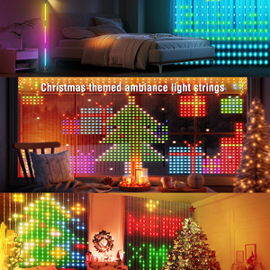 Tự làm da dây rèm đèn Phantom Màu rgbic Bluetooth kỳ nghỉ bên trung tâm mua sắm LED đèn nhiều màu sắc trang trí đèn - Product Image 6