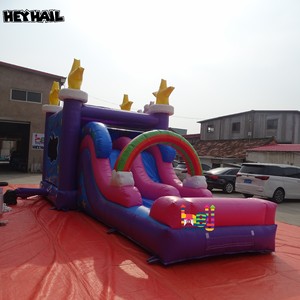 Combo Inflable Comercial con Temática de Unicornio para Interiores y Exteriores, <span class=keywords><strong>Casa</strong></span> de Brinco para Niños, <span class=keywords><strong>Alquiler</strong></span> de Moonwalks, Toboganes de Agua y <span class=keywords><strong>Piscina</strong></span> - Product Image 2
