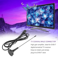 Receptor de Señal de Antena de TV Digital DVB T/DVB-T2, Mini Decodificador, Inalámbrico para Interiores y Automóviles, HDTV, Banda de Frecuencia Completa