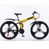 Vélo de montagne 26 pouces à 21 vitesses en acier haute teneur en carbone de qualité supérieure, best-seller pour adultes. Vélo pliable