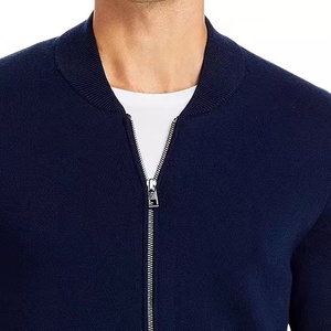 <span class=keywords><strong>Cardigan</strong></span> in Cashmere da uomo con cerniera piena in maglia invernale color <span class=keywords><strong>cammello</strong></span> chiaro su misura - Product Image 4