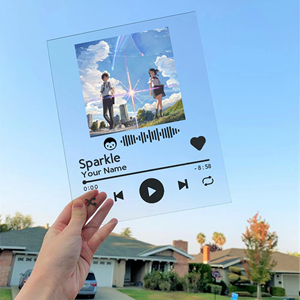 High Quality Custom A4 A5 A6 Acrylic Photo Display Stand for Table Top for Music Album Gift Presentations