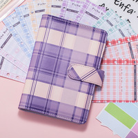Carnet de comptabilité créatif A6 en similicuir, style français, pour budget et planification financière, idéal pour les cadeaux transfrontaliers