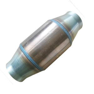 Convertisseur catalytique en acier inoxydable à haut débit d'entrée/sortie de 2.5 pouces Catalyseur métallique de contrôle des émissions pour l'échappement de voiture - Product Image 2