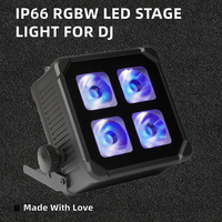 IP65 étanche 4*18W RGBWAUV batterie sans fil LED Par peut lumières scène et DJ extérieur DMX512 LiRo
