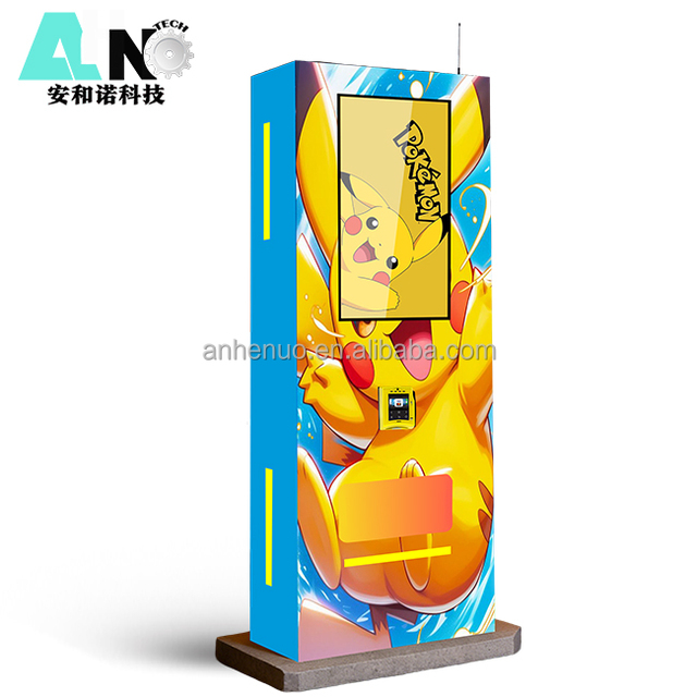 Spain Popular Pokmon Card Game Card Vending Machine with Cashless Payment Booster Box Vending Machines for Sale