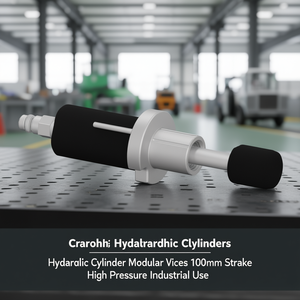 Hydraulic Cylinder Modular <b>Vices</b> 100mm Stroke High Pressure Industrial Use - Product Image 3