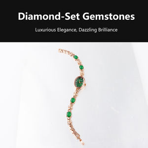 นาฬิกาข้อมือควอทซ์อะนาล็อกสายสแตนเลสหน้าปัดทรงไข่ - Product Image 5