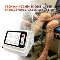 Laser endoveineux Evla pour phlébologie, laser diode 980 nm 1470 nm, traitement des varices par EVLT
