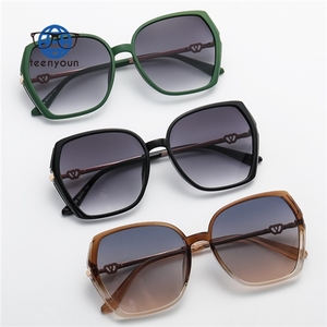 Teenyoun – <span class=keywords><strong>lunettes</strong></span> de soleil carrées en strass pour femmes, verres de luxe pour l'extérieur, nouvelle collection <span class=keywords><strong>2023</strong></span> - Product Image 2
