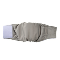 Bandes abdominales pour chiens réutilisables et lavables en polyester absorbant, couches pour chiens mâles avec conception anti-fuite pour l'apprentissage à la propreté à domicile