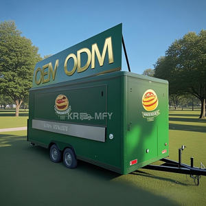 Camion de restauration mobile personnalisé couleur tendance pour glaces, chariots à snacks, vans et food trucks pour restaurants et hôtels - Product Image 3