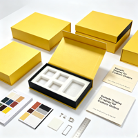 Boîte cadeau magnétique de luxe personnalisée avec insert en mousse pour l'emballage d'électronique, boîte en papier rigide écologique, fermeture magnétique