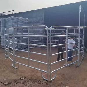 YC at çit panelleri dairesel tüp hayvancılık sığır panelleri at Corral panelleri kolayca monte koyun ve keçi çiftliği - Product Image 2