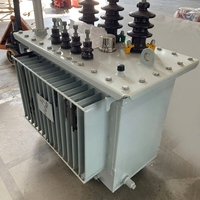 Transformator Daya Celup Minyak S11-400KVA 10KV Low Loss, Transformator Distribusi Step Down untuk Transformator Gardu Induk