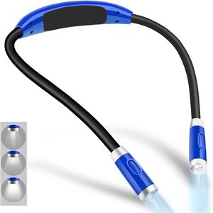 Vekkia Rechargeable LED <b>Neck</b> <b>Light</b> Flexible Arms 3 Brightness Levels For Reading In Bed Book <b>Light</b> - Product Image 1