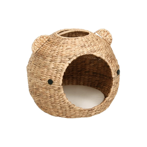 Cama para mascotas de Jacinto tejida a mano: comodidad natural para su mascota - Product Image 3