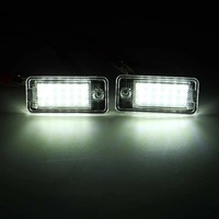 Éclairage de plaque d'immatriculation LED pour Audi A3 S3 A4 S4 A6 C6 A8 S8 Q7 RS4 RS6 – Remplacement de la lampe de plaque arrière de voiture