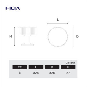 Мебельная фурнитура для кухонных шкафов: ручки и кнобы для ящиков и дверей, модель 2250 - Product Image 6