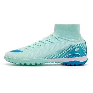 Chaussures <span class=keywords><strong>de</strong></span> football à crampons hauts, vente chaude, pour étudiants, enfants, adultes, lacets, chaussures <span class=keywords><strong>de</strong></span> football, respirantes, <span class=keywords><strong>en</strong></span> maille, crampons longs - Product Image 5