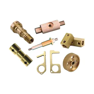 Custom Brass CNC Turned Parts Turning Machining cnc precision Brass machining parts or Brass turning parts