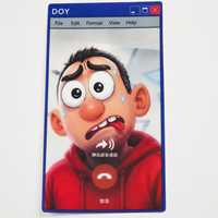Parquets de vêtements en TPU doux, Logo de dessin animé personnalisé, patchs lenticulaires 3d pour vêtements, vente en gros