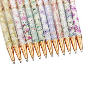 <b>Pretty</b> Luxury High Quality Stainless Steel Metal Ballpoint <b>Pen</b> with Custom Logo Printing - Product Image 3