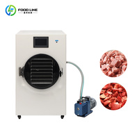 Miniatuur huishoudelijke roestvrijstalen kleine vriesdroogmachine voor het maken van groenten, kleine vriesdroogmachine