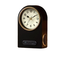 Jam Meja Digital Retro Roman dengan Speaker Bluetooth dan Port USB Multifungsi Cocok untuk Dekorasi Rumah dan Kantor