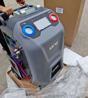 BOSCAR BC-X570 Machine de récupération, recyclage et recharge de réfrigérant R134a pour climatisation automobile entièrement automatique, écran tactile 7 pouces, 450g/min