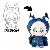 Poupée en coton personnalisée, jouet en peluche, personnage de jeu, animal en peluche, pendentif, marchandise d'anime, poupée douce pour les fans, cadeau OEM