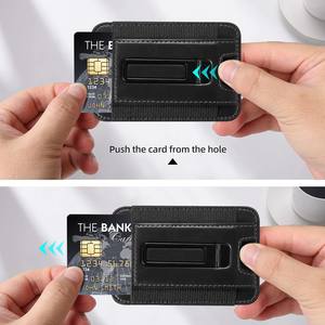 Funda de teléfono de cuero de lujo con bolsillo de tarjeta desmontable magnética para iPhone 16 15 Pro Max con soporte de tira - Product Image 4