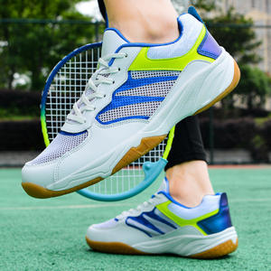 <span class=keywords><strong>Chaussures</strong></span> respirantes professionnelles de tennis de badminton de <span class=keywords><strong>squash</strong></span> pour hommes conception personnalisée doublure en maille printemps été automne caoutchouc marque OEM - Product Image 4