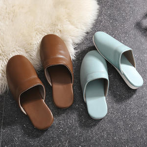 Chaussons plats tendance en PU pour femme et homme – Ultra-doux, imperméables, écologiques, respirants et légers pour toutes les saisons - Product Image 1