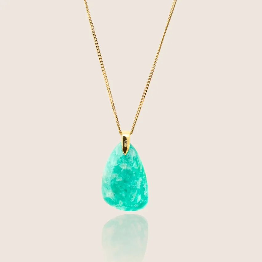 High End Women Jade Pendant Necklace Jewelry Green Precious Gemstone Natural Turquoise Necklaces In Stainless Steel