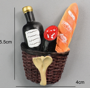 Aimant <span class=keywords><strong>personnalisé</strong></span> de haute qualité pour réfrigérateur, autocollant de bord imprimé Vintage, pièce de Style irrégulier magnétique en soie, Design de couleur - Product Image 2