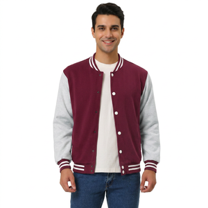 2026 Custom Embroidery <b>Patches</b> for Men's Street Style Varsity <b>Jacket</b> Premium Quality CollegeBaseballjacket for men - Product Image 1