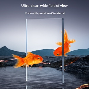 Mini Acuario de Escritorio de Plástico Transparente de Lujo con Luz LED Integrada y Bomba de Filtración para un Fácil Cambio de <span class=keywords><strong>Agua</strong></span>, Pecera para Hogar u Oficina - Product Image 4