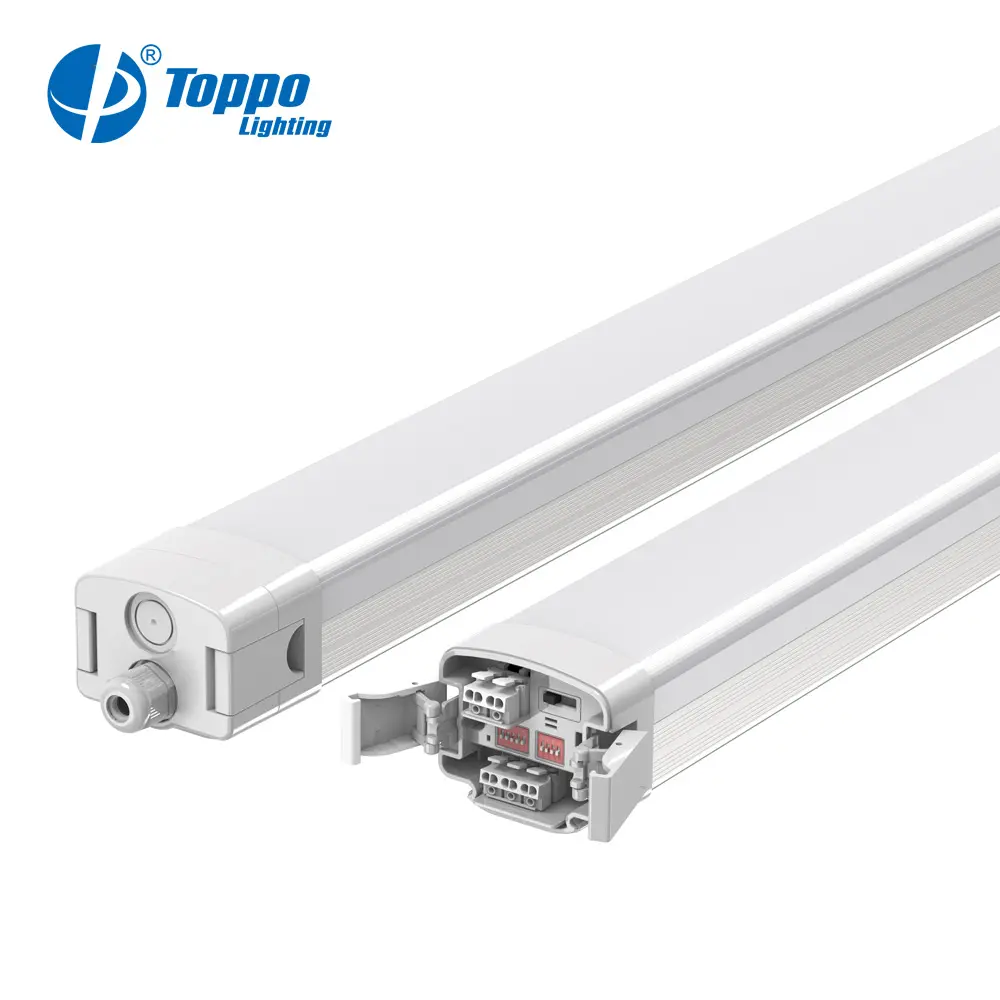 Toppo Industrial LED Lighting IP65 Waterproof Triproof Light Fixture Outdoor