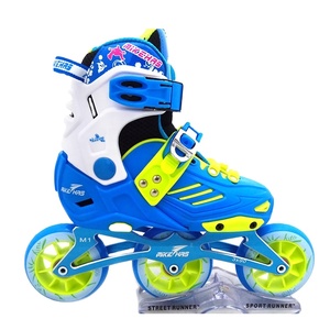YSMLE 2020 nouveau Design chaussures de <span class=keywords><strong>Skate</strong></span> <span class=keywords><strong>Junior</strong></span> réglable 3 roues patin à roues alignées pour les enfants - Product Image 1